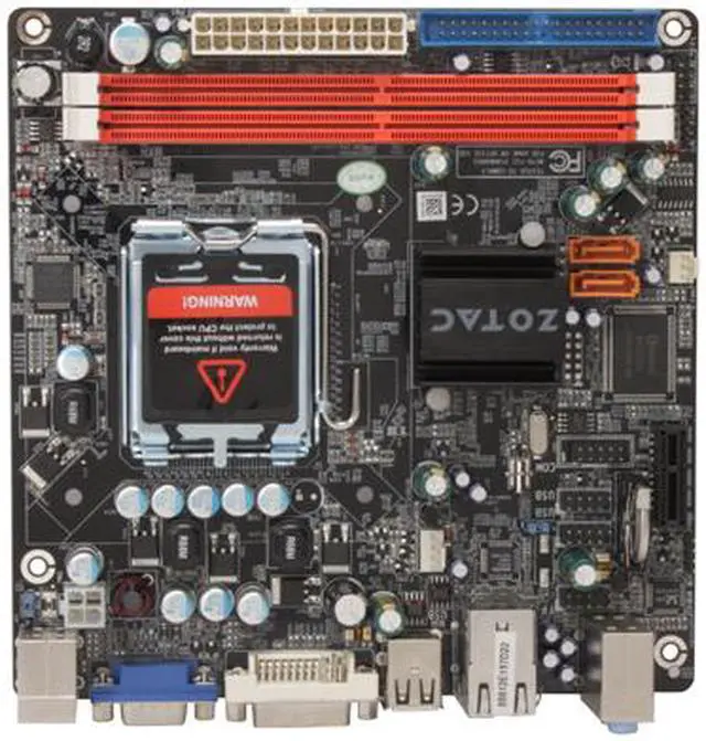 Alt view image 3 of 5 - ZOTAC NF630I-D-E LGA 775 NVIDIA GeForce 7100 Mini ITX Intel Motherboard