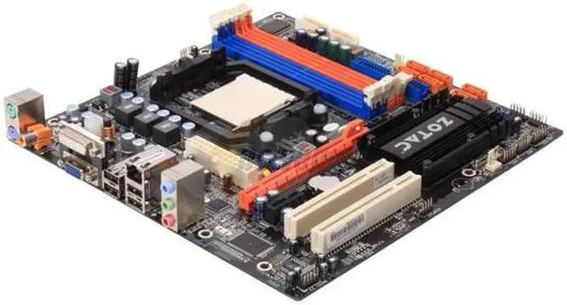 Main image of ZOTAC GF8200-A-E AM2+/AM2 NVIDIA GeForce 8200 Micro ATX AMD Motherboard
