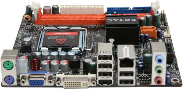 Alt view image 2 of 5 - ZOTAC NF630I-F-E LGA 775 NVIDIA GeForce 7100 Mini ITX WIFI Intel Motherboard