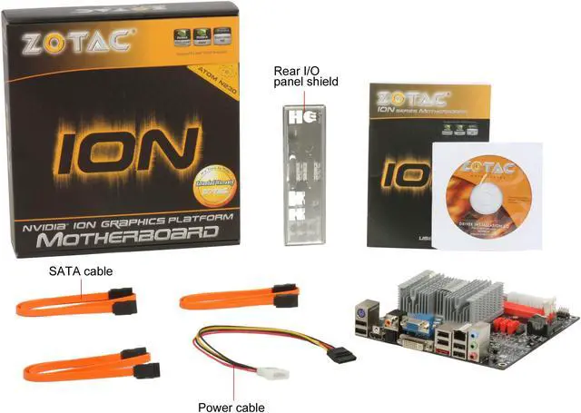 Alt view image 5 of 5 - ZOTAC IONITX-B-E Intel Atom 230 1.6GHz NVIDIA ION Mini ITX ION Platform Motherboard/CPU Combo