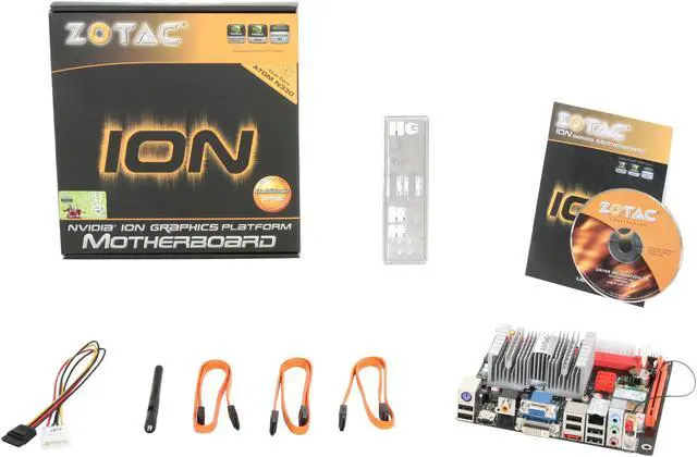 Alt view image 5 of 5 - ZOTAC IONITX-F-E Intel Atom 330 (1.6GHz, dual-core) MCP7A-ION Mini ITX Motherboard / CPU Combo