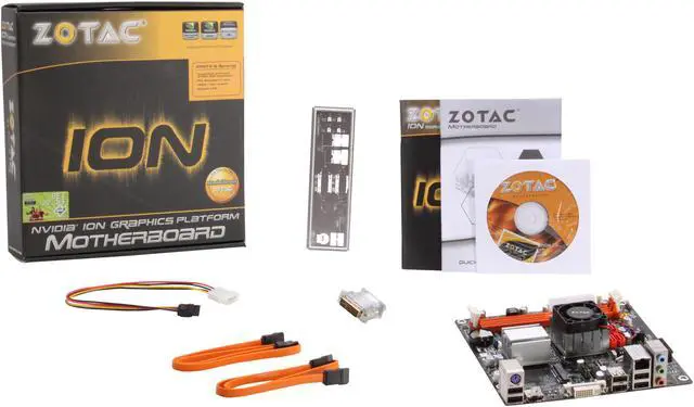 Alt view image 5 of 5 - ZOTAC IONITX-G-E Intel Atom 330 (1.6GHz, dual-core) NVIDIA ION Mini ITX Motherboard / CPU Combo