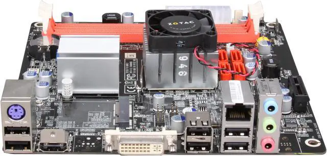 Alt view image 2 of 5 - ZOTAC IONITX-E-E Intel Atom 230 (1.6 GHz, single-core) NVIDIA ION Mini ITX Motherboard / CPU Combo