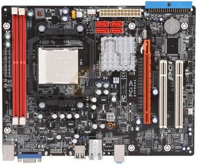 Alt view image 3 of 5 - ZOTAC GF8100-B-E AM2+/AM2 NVIDIA GeForce 8100 Micro ATX AMD Motherboard