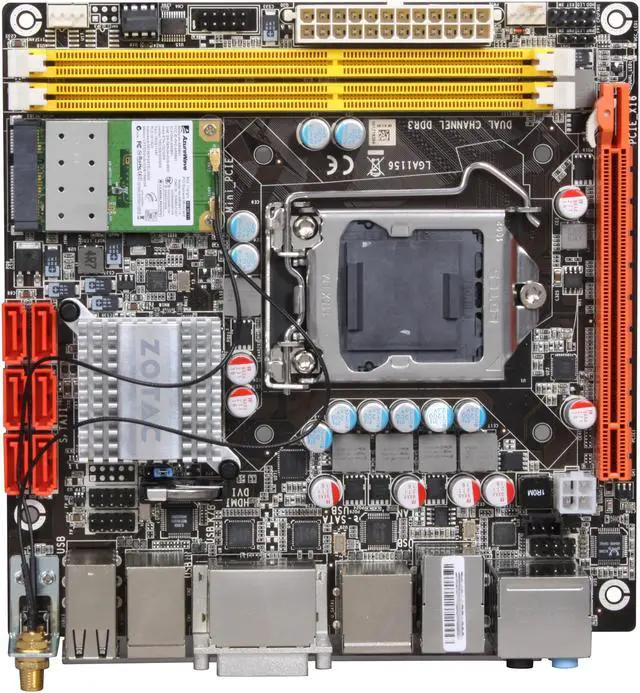 Alt view image 3 of 5 - ZOTAC H55ITX-A-E LGA 1156 Intel H55 HDMI Mini ITX Intel Motherboard