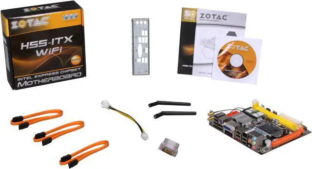 Alt view image 5 of 5 - ZOTAC H55ITX-A-E LGA 1156 Intel H55 HDMI Mini ITX Intel Motherboard