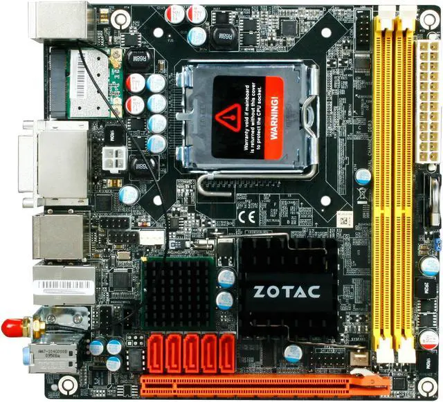 Alt view image 3 of 5 - ZOTAC G45ITX-B-E LGA 775 Intel G45 HDMI Mini ITX Intel Motherboard