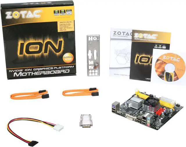 Alt view image 5 of 5 - ZOTAC IONITX-K-E Intel Atom 330 (1.6GHz, dual-core) PBGA437 NVIDIA ION Mini ITX Motherboard / CPU Combo