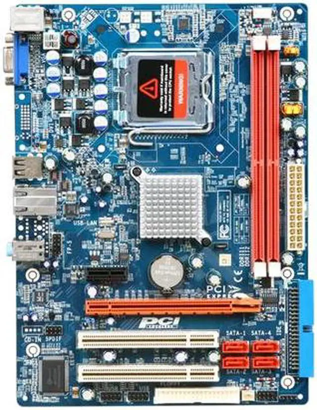 Alt view image 3 of 5 - ZOTAC NF610I-L-E LGA 775 NVIDIA GeForce 7050 / nForce 610i Micro ATX Intel Motherboard