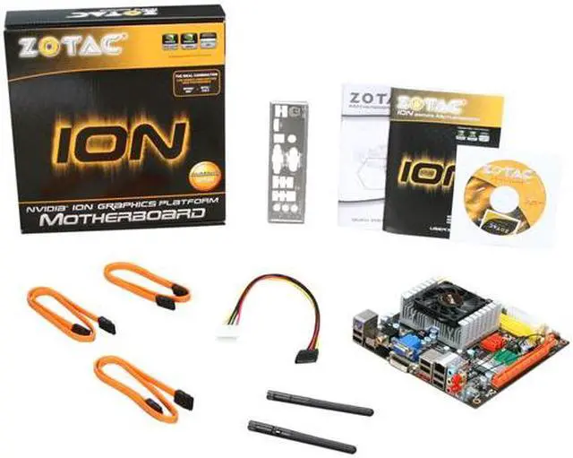 Alt view image 5 of 5 - ZOTAC IONITX-P-E Intel Celeron SU2300 (1.2 GHz dual-core) NVIDIA ION Mini ITX Motherboard / CPU Combo