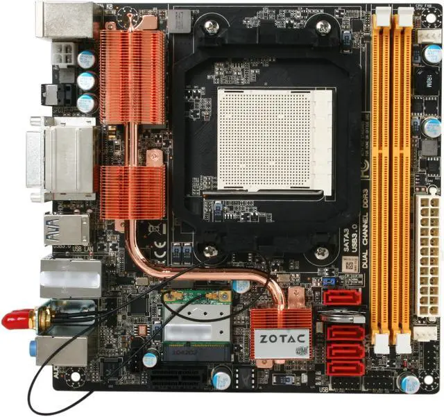 Alt view image 3 of 5 - ZOTAC 890GXITX-A-E AM3 AMD 890GX USB 3.0 HDMI Mini ITX AMD Motherboard