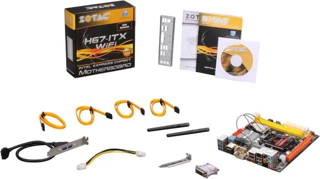 Alt view image 5 of 5 - ZOTAC H67ITX-C-E LGA 1155 Intel H67 HDMI USB 3.0 Mini ITX Intel Motherboard