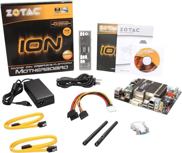 Alt view image 5 of 5 - ZOTAC IONITX-T-U Intel Atom D525 (1.8GHz, Dual-Core) Intel NM10 Mini ITX Motherboard / CPU Combo