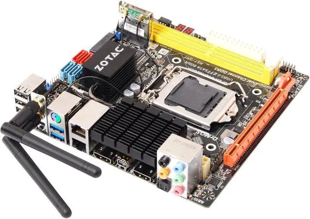 Main image of Zotac Z77ITX-A-E Desktop Motherboard - Intel Z77 Express Chipset - Socket H2 LGA-1155
