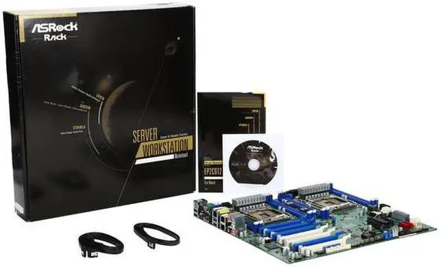 Alt view image 5 of 5 - ASRock Rack EP2C612 WS SSI EEB Server Motherboard Dual Socket LGA 2011 R3 Intel C612