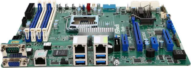 Alt view image 3 of 9 - ASRock Rack E3C236D4U Micro ATX Server Motherboard LGA1151 Intel C236
