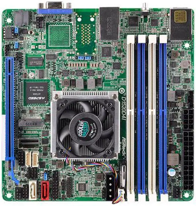 Alt view image 2 of 4 - ASRock D1520D4I Mini ITX Server Motherboard FCBGA 1667 Soc