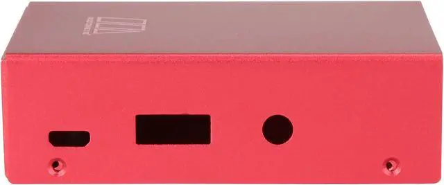 Alt view image 4 of 8 - Micro Connectors RAS-PCS03-RD Aluminum Raspberry Pi 3 Model B/B+ Case (Red)