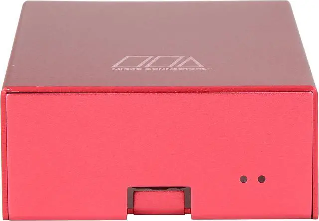 Alt view image 5 of 8 - Micro Connectors RAS-PCS03-RD Aluminum Raspberry Pi 3 Model B/B+ Case (Red)