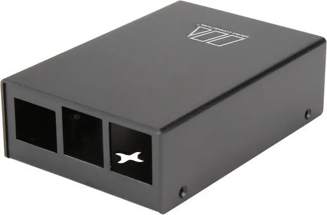 Main image of Micro Connectors RAS-PCS03-BK Aluminum Raspberry Pi 3 Model B/B+ Case (Black)