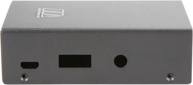 Alt view image 3 of 8 - Micro Connectors RAS-PCS03-BK Aluminum Raspberry Pi 3 Model B/B+ Case (Black)