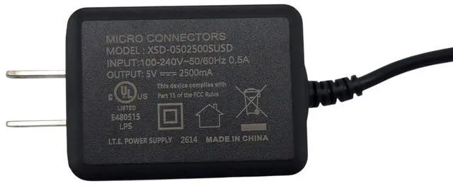 Alt view image 5 of 6 - Micro Connectors Micro USB 5V/2.5A Power Adapter with On/Off Switch for Raspberry Pi