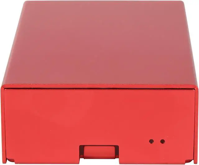 Alt view image 5 of 6 - Micro Connectors RAS-03RDPWR-PI Aluminum Raspberry Pi 3 Case for Model B/B+ with UL Approved On/Off Switch 5V/2.5A Power Adapter