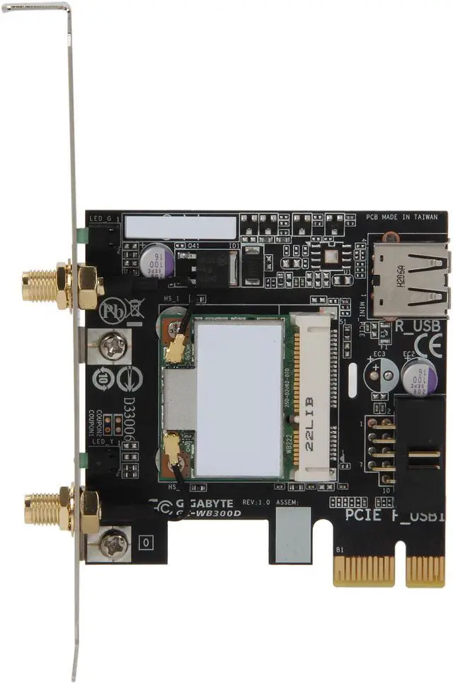 Alt view image 3 of 6 - GIGABYTE Model GC-WB300D Exclusive Bluetooth 4.0/WiFi Expansion Card