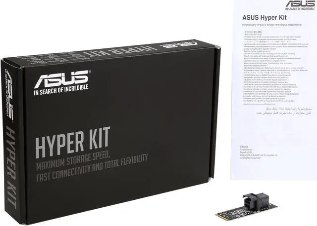 Alt view image 5 of 4 - ASUS Model Hyper Kit Expansion Card M.2 TO MINI SAS HD ADAPTER