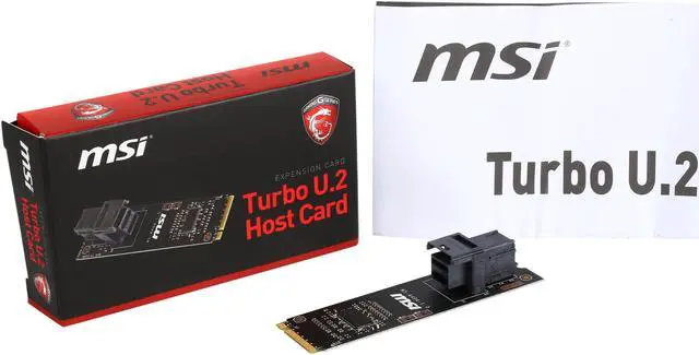 Alt view image 4 of 4 - MSI Model Turbo U.2 Host Card Accessory - Motherboard