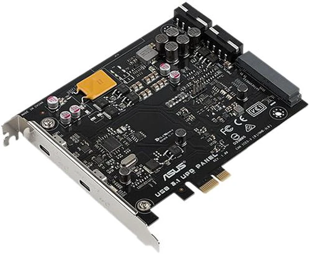 Asus Usb Module ASUS USB 3.1 UPD PANEL - USB adapter - PCIe x4 - USB-C x 2 - Newegg.com