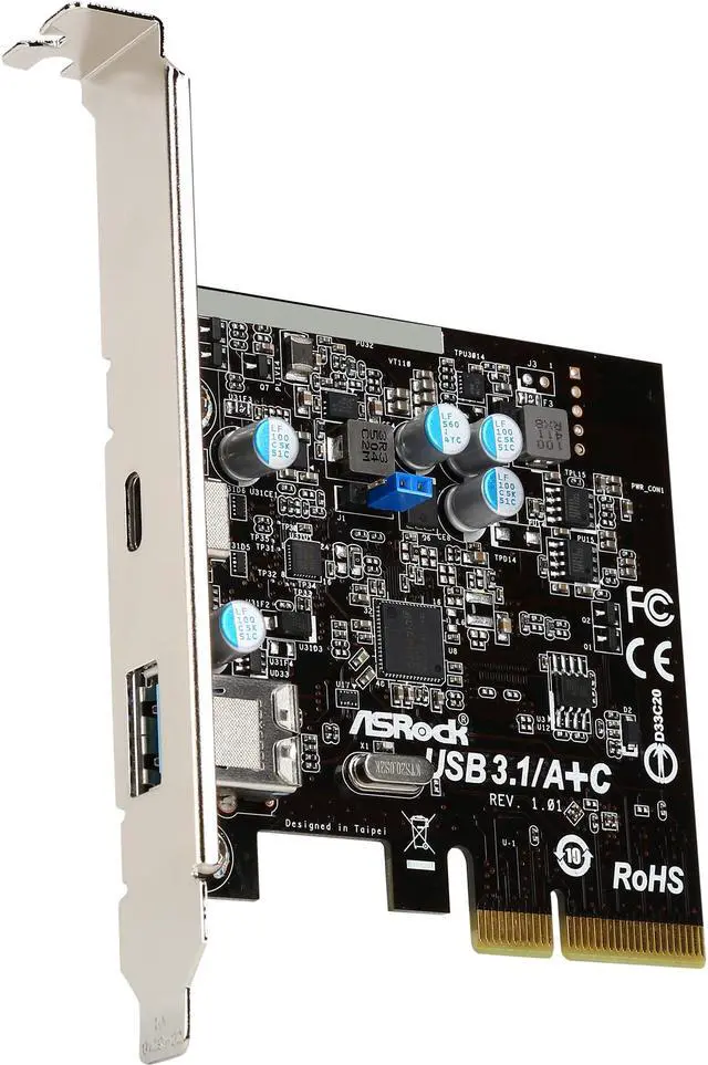 Main image of ASRock Model USB 3.1/A+C Card