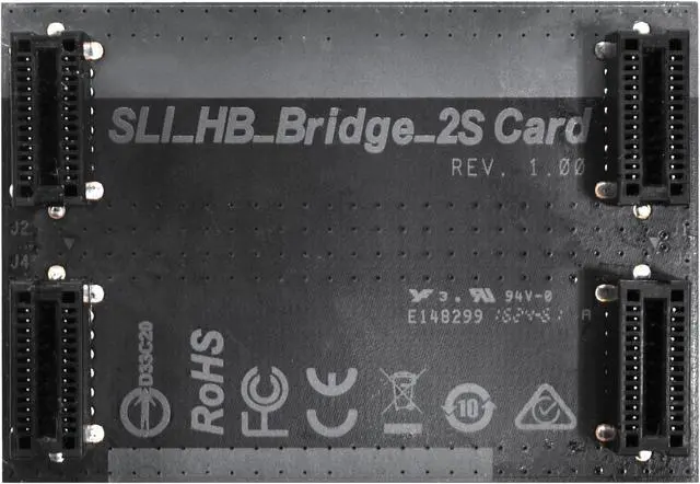 Alt view image 3 of 4 - ASRock Model SLI_HB-BRIDGE_2S CARD Motherboards Accessory