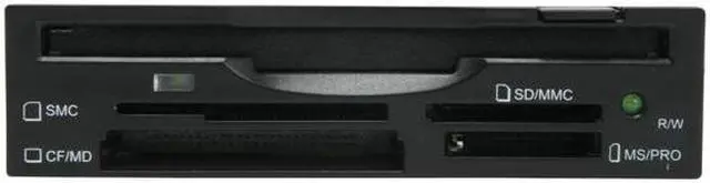 Alt view image 8 of 13 - Koutech IO-FPM220 3.5" Floppy Drive & Multi Card Reader Front Panel