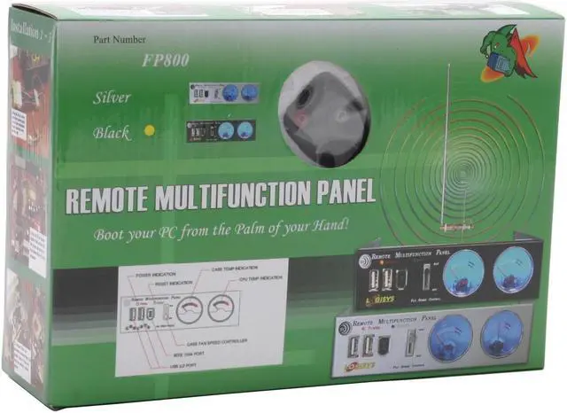 Alt view image 5 of 5 - Black Remote Multi-functional Control Panel