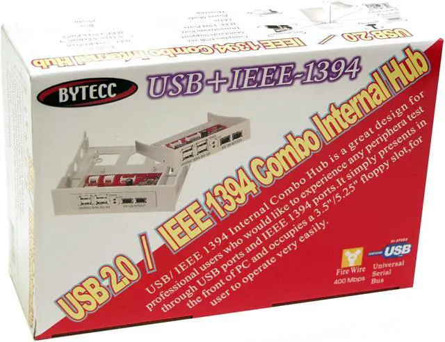 Alt view image 3 of 3 - USB + IEEE1394 Firewire Combo Port Front Panel Access Kit