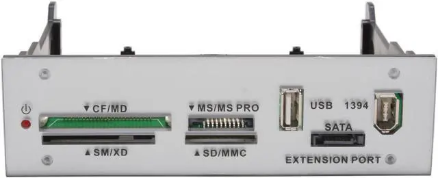 Alt view image 2 of 6 - BYTECC BT-618 (42-In-1) 42-in-1 USB 2.0 Internal Card Reader/Writer with USB/FIREWIRE/SATA Ports