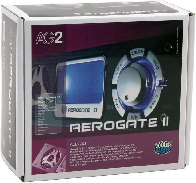 Alt view image 4 of 4 - Aerogate II Black thermal controller