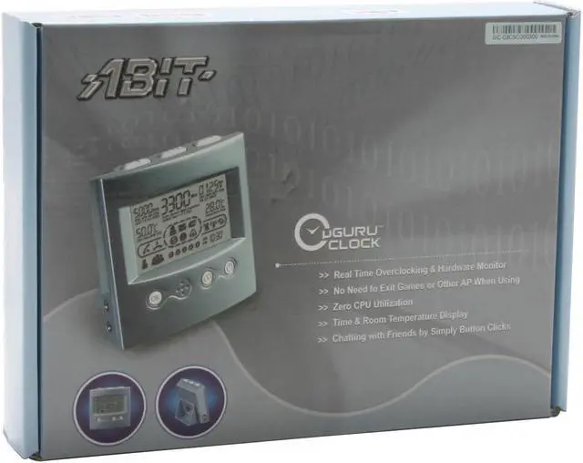 Alt view image 7 of 7 - ABIT Model Guru Clock (GC-03) Display Panel
