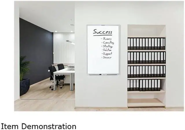 Alt view image 3 of 4 - Classic Magnetic Whiteboard, 60 X 36, Silver Frame