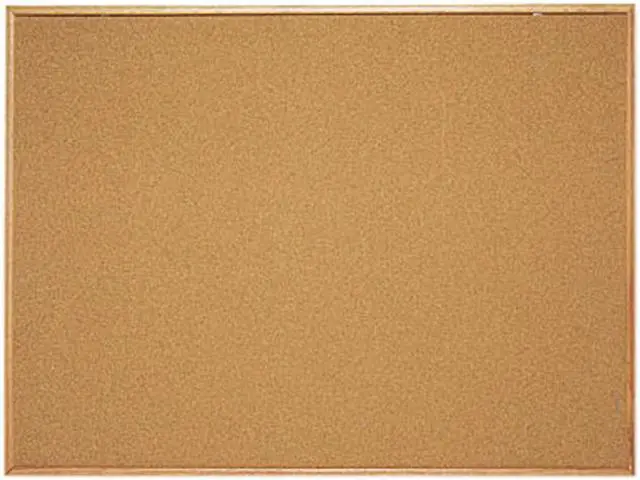 Main image of 4x3 Oak Finish Bulletin Board