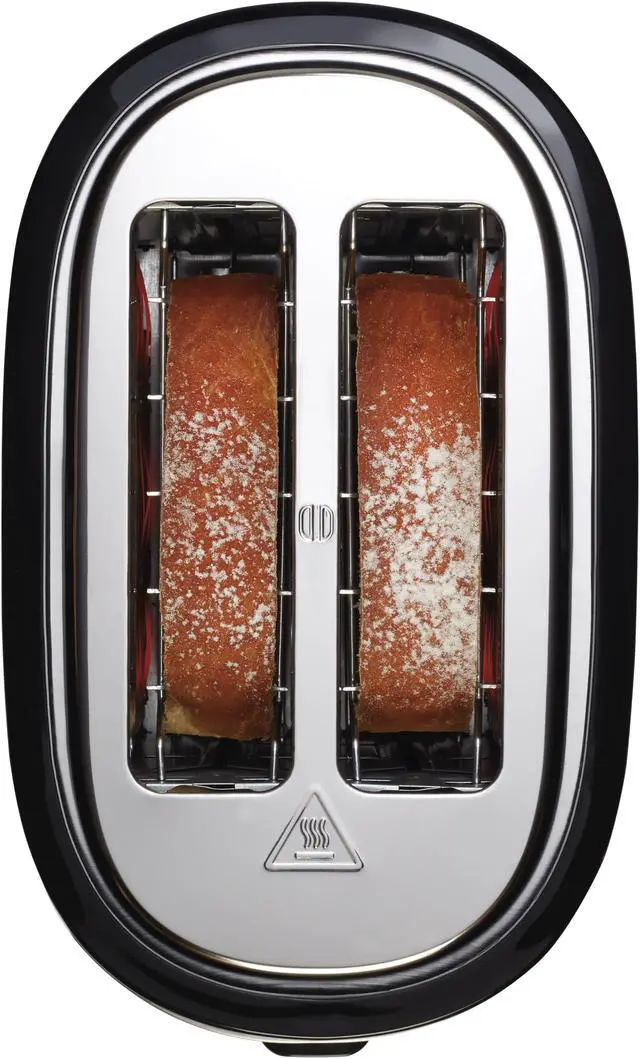 Alt view image 4 of 7 - hamilton beach beach extra-wide 2 slice slot toaster, black (22633)
