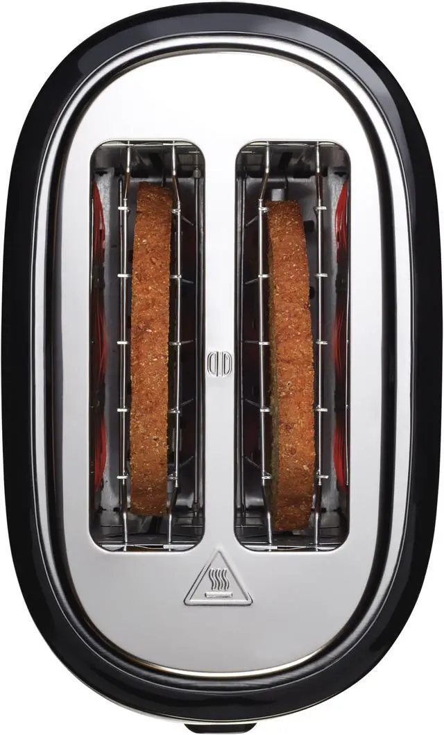 Alt view image 5 of 7 - hamilton beach beach extra-wide 2 slice slot toaster, black (22633)