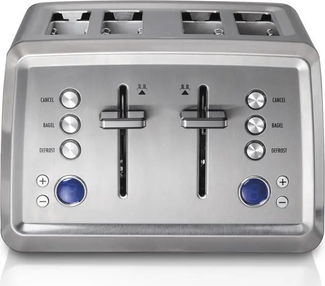 Alt view image 4 of 6 - Hamilton Beach Stainless Steel Silver 4 slot Toaster 8.25 in. H x 12.38 in. W x 12 in. D - Total Qty: 1