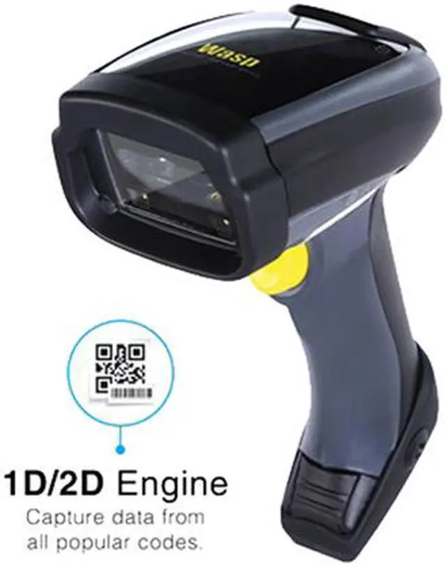 Alt view image 2 of 5 - Wasp Wws750 Wireless 2D Barcode Scanner