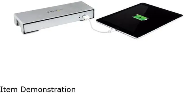 Alt view image 7 of 12 - StarTech.com TB2DOCK4KDHC Thunderbolt 2 Dock - 4K - Laptop Docking Station - Thunderbolt to HDMI / USB 3.0 / Gigabit Ethernet / eSATA