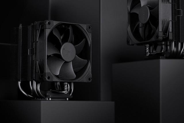Alt view image 4 of 6 - Noctua NH-U9S chromax.Black, 92mm Single-Tower CPU Cooler (Black)