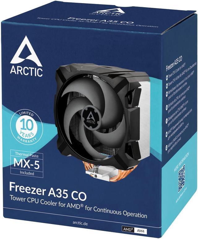 Alt view image 8 of 9 - ARCTIC Freezer A35 CO - Tower CPU Fan, AMD Specific, for Continuous Operation, Pressure Optimized 120 mm P-Fan, 0-1800 RPM CPU Air Cooler, 4 Heat Pipes, incl. MX-5 Thermal Paste - Black