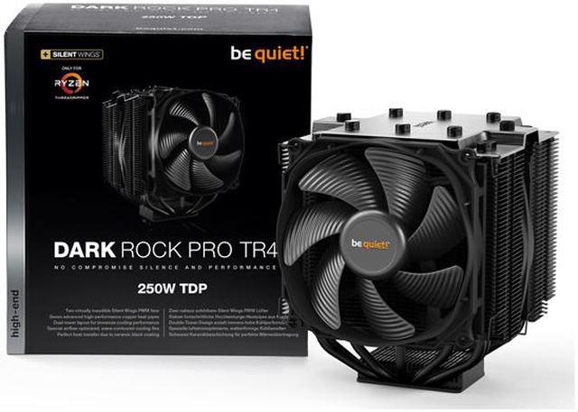 Alt view image 8 of 7 - be quiet! Dark Rock Pro TR4 CPU Air Cooler | 250W TDP | AMD sTRX4 and TR4 Support | Quiet Operation | Airflow Optimized Cooling Fins | Easy Install | Black | BK023