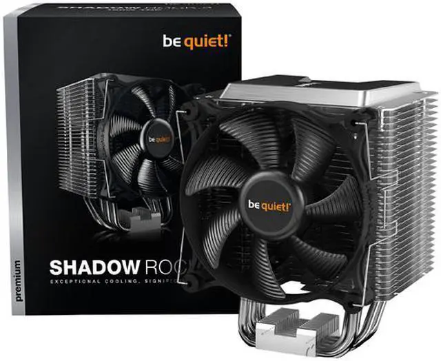 Alt view image 9 of 14 - be quiet! Shadow Rock 3 CPU Air Cooler | 190W TDP | LGA 1700 1200 2066 1150 1151 1155 2011(-3) Square ILM Compatible | Intel and AMD 4/5 Support | Low Noise Cooler | Silver/Black Design | BK004